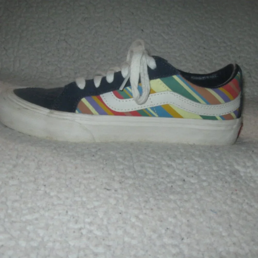 Vans Sk8 Reissue Retro Striped Low Top Shoes